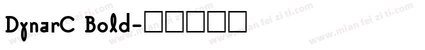 DynarC Bold字体转换